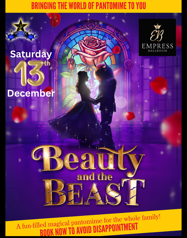 Beauty & The Beast Panto Poster